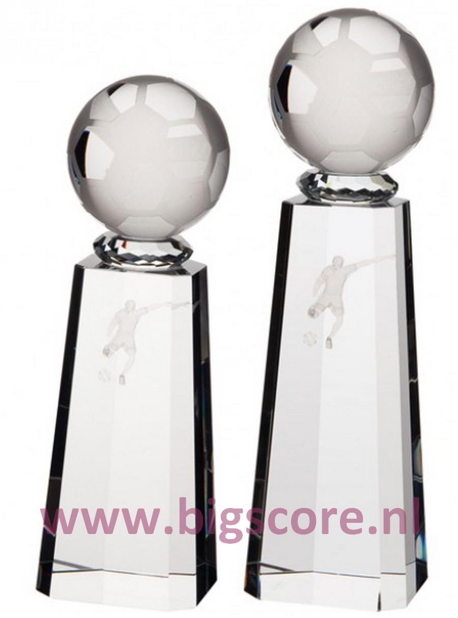Voetbal 3D Kristal CR20244